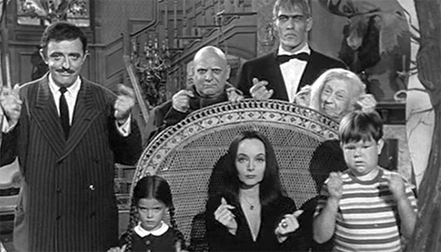 図　最初に指パッチンを覚えたきっかけ　Addams Family(1964米ABC-TV)